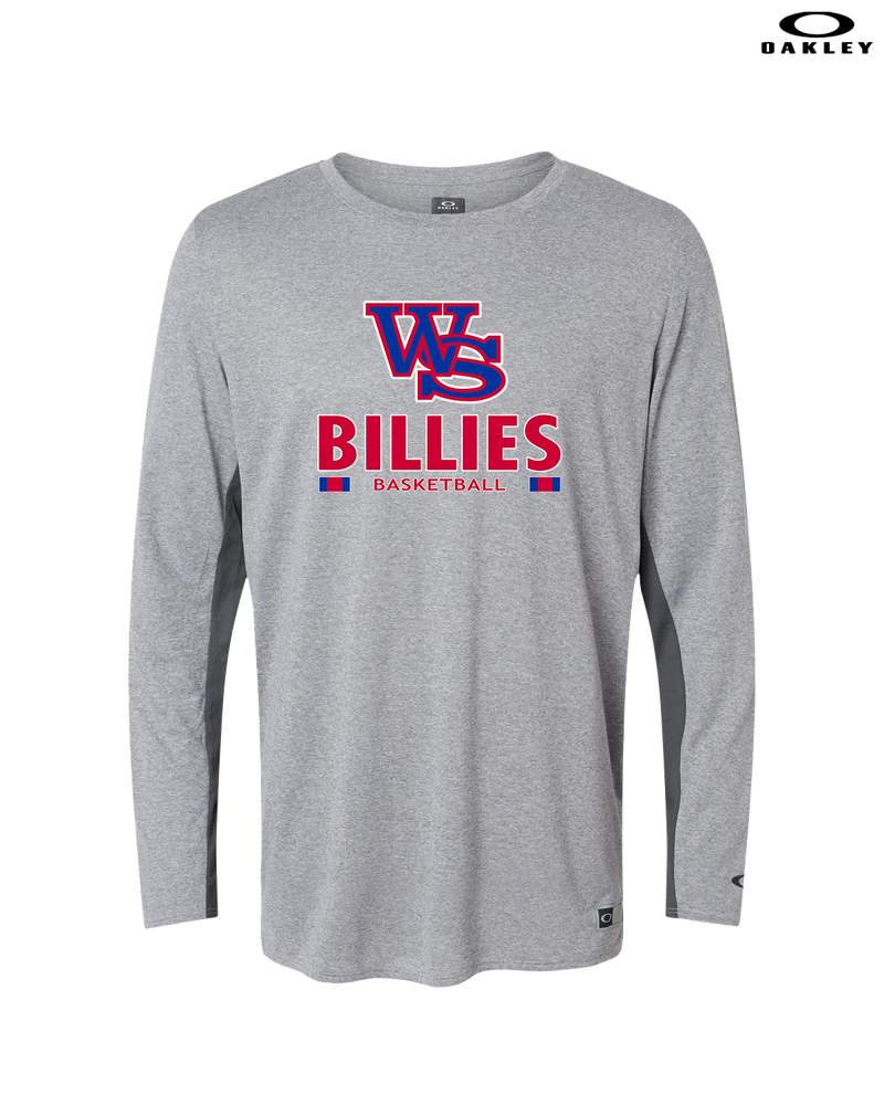 Williamsville South HS Boys Basketball Stacked - Oakley Hydrolix Long Sleeve