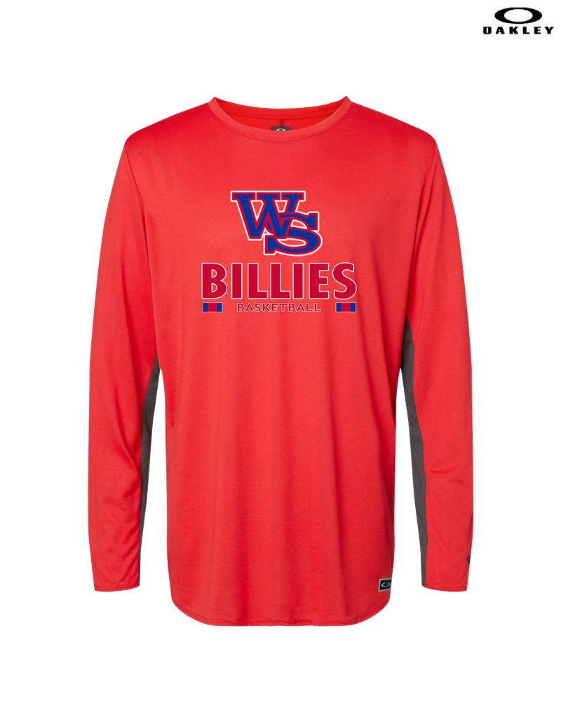 Williamsville South HS Boys Basketball Stacked - Oakley Hydrolix Long Sleeve