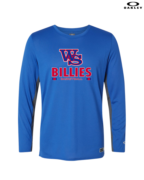 Williamsville South HS Boys Basketball Stacked - Oakley Hydrolix Long Sleeve