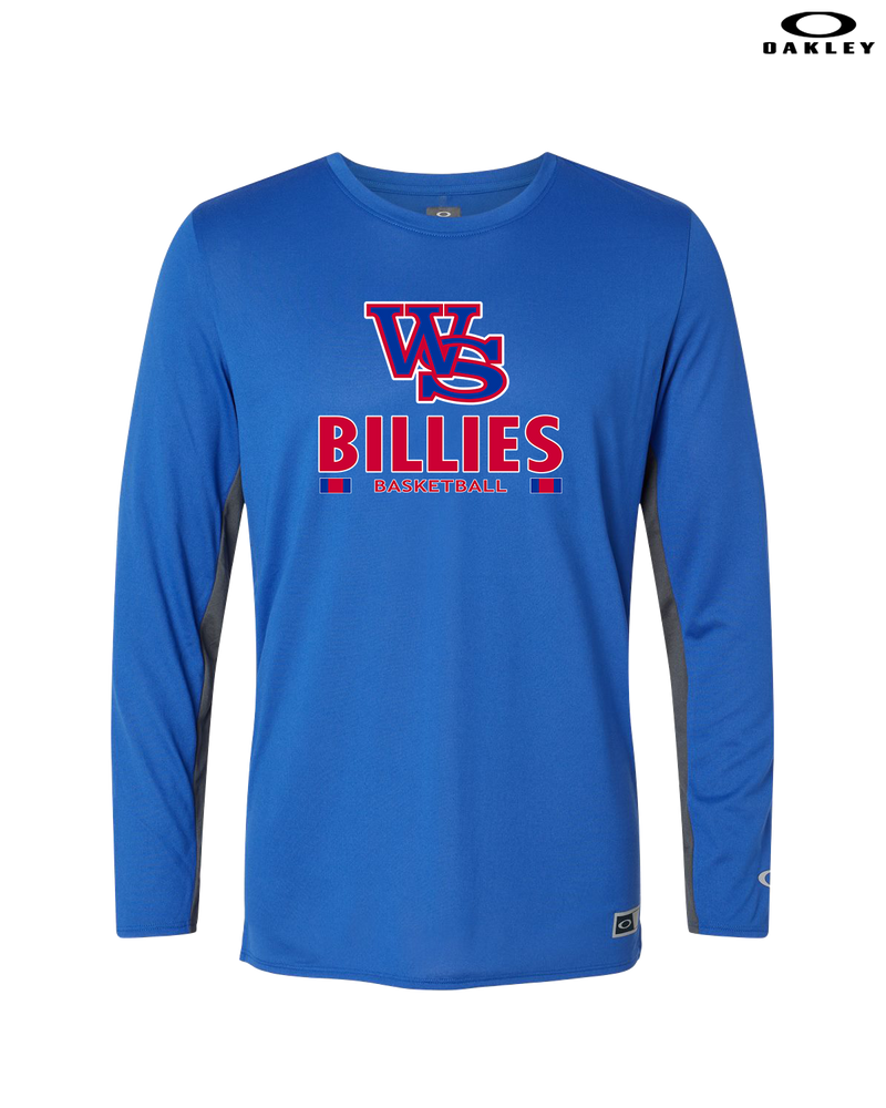 Williamsville South HS Boys Basketball Stacked - Oakley Hydrolix Long Sleeve