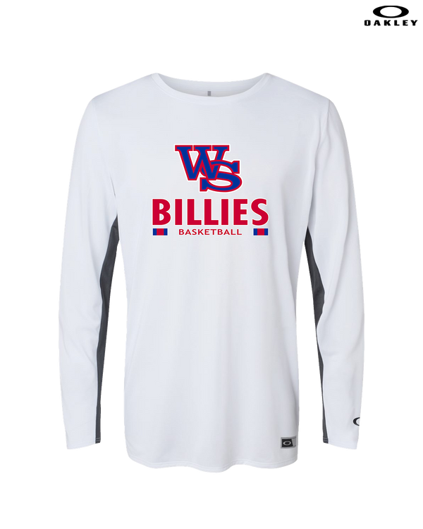 Williamsville South HS Boys Basketball Stacked - Oakley Hydrolix Long Sleeve