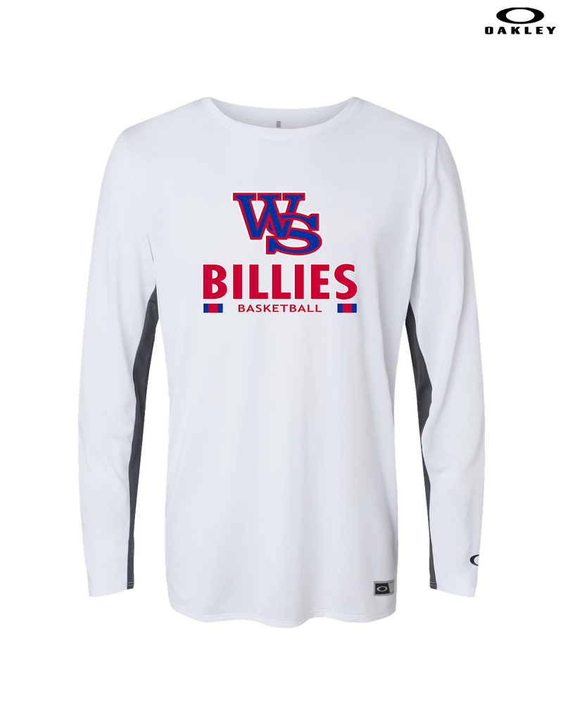 Williamsville South HS Boys Basketball Stacked - Oakley Hydrolix Long Sleeve