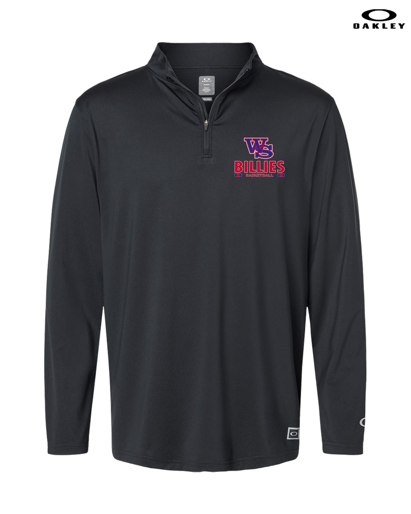 Williamsville South HS Boys Basketball Stacked - Oakley Quarter Zip