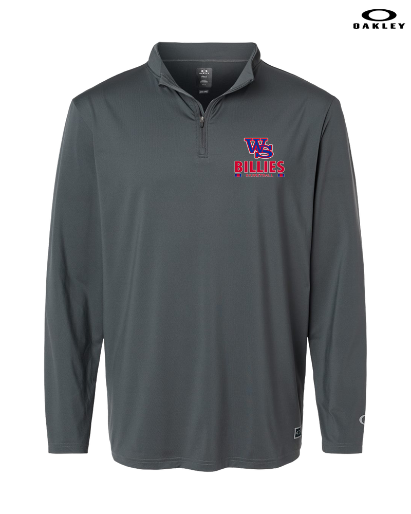 Williamsville South HS Boys Basketball Stacked - Oakley Quarter Zip
