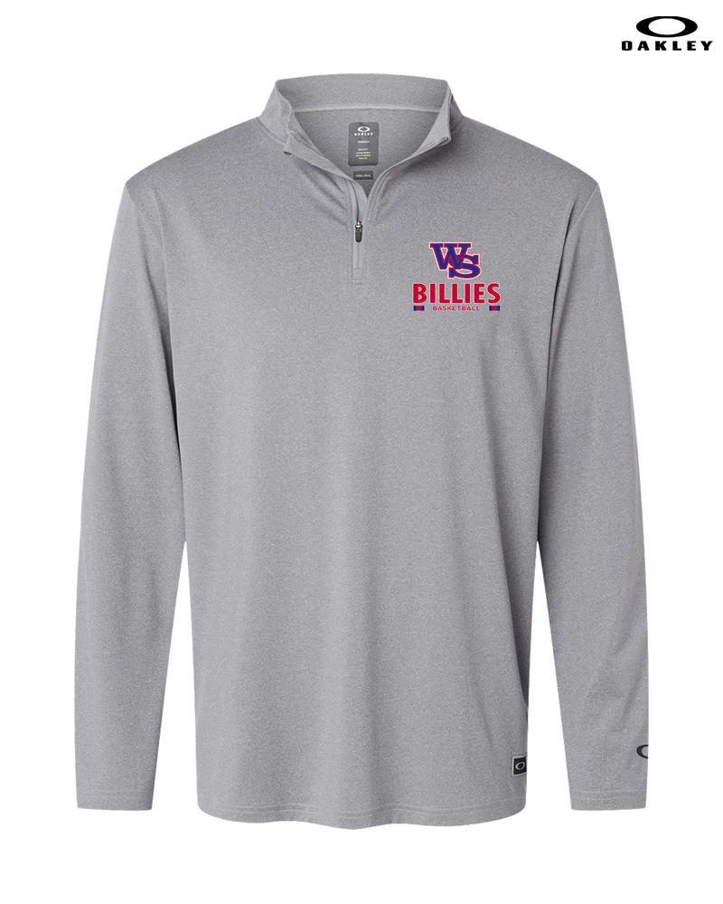 Williamsville South HS Boys Basketball Stacked - Oakley Quarter Zip