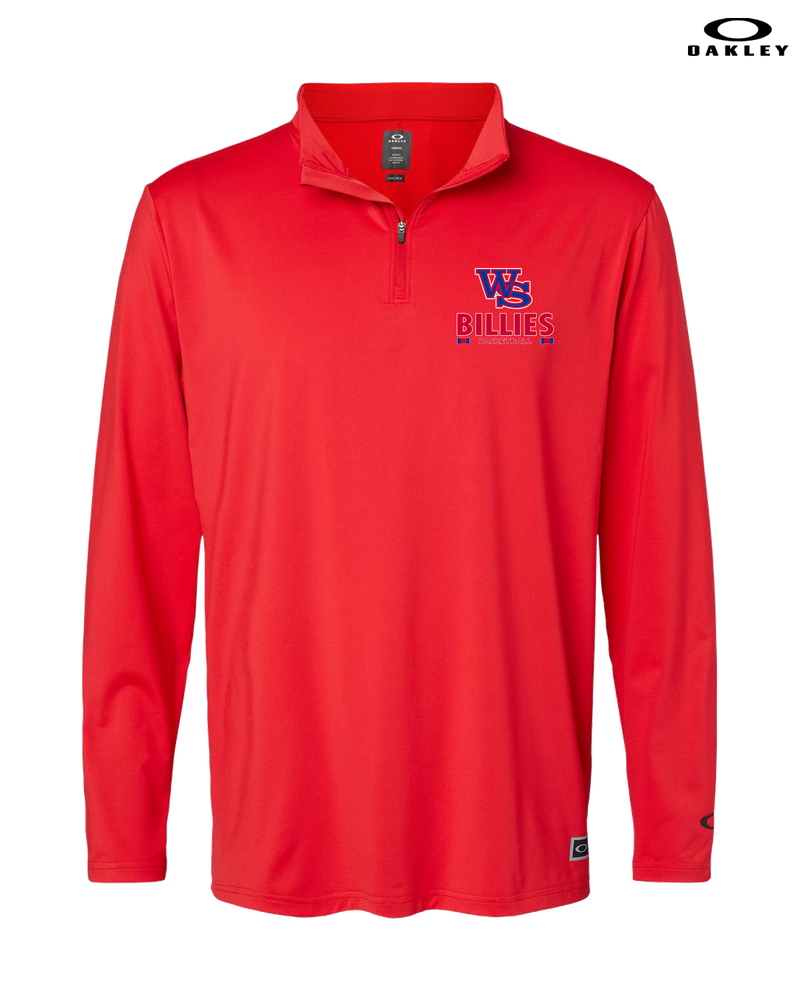 Williamsville South HS Boys Basketball Stacked - Oakley Quarter Zip