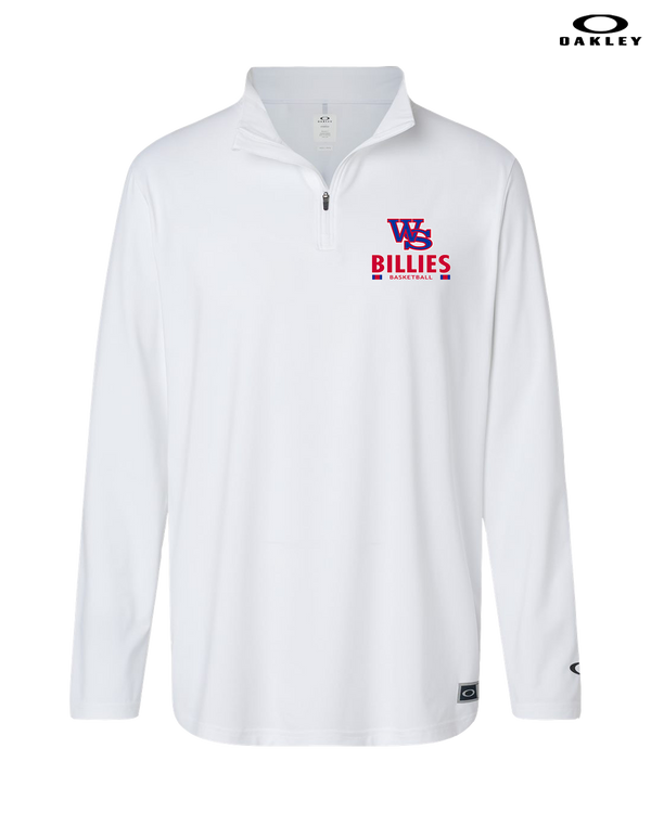 Williamsville South HS Boys Basketball Stacked - Oakley Quarter Zip