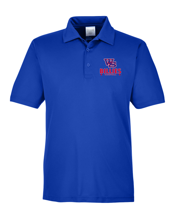 Williamsville South HS Boys Basketball Stacked - Men's Polo