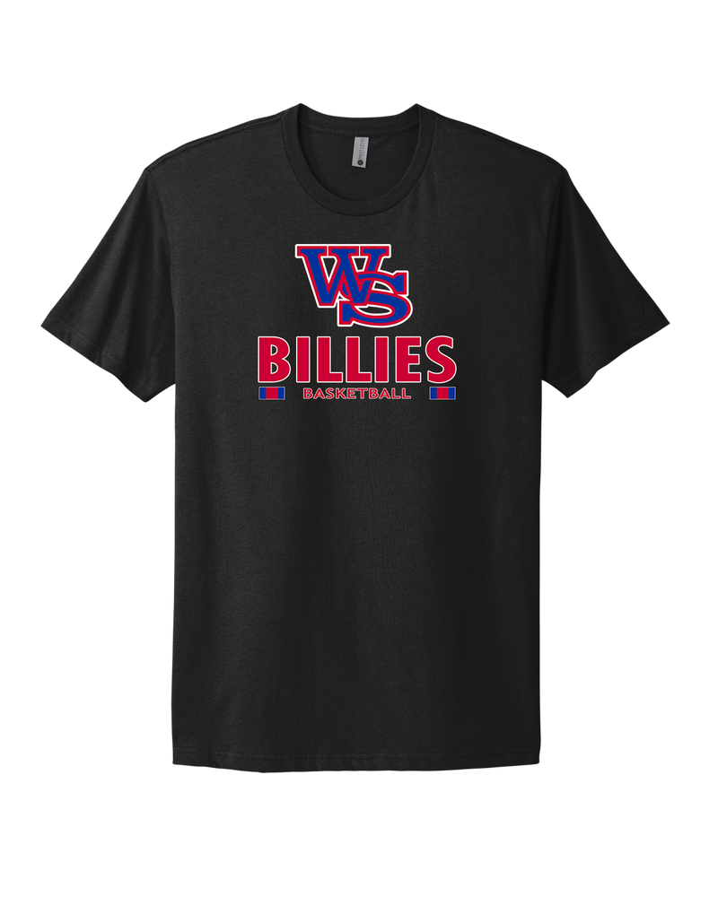 Williamsville South HS Boys Basketball Stacked - Select Cotton T-Shirt