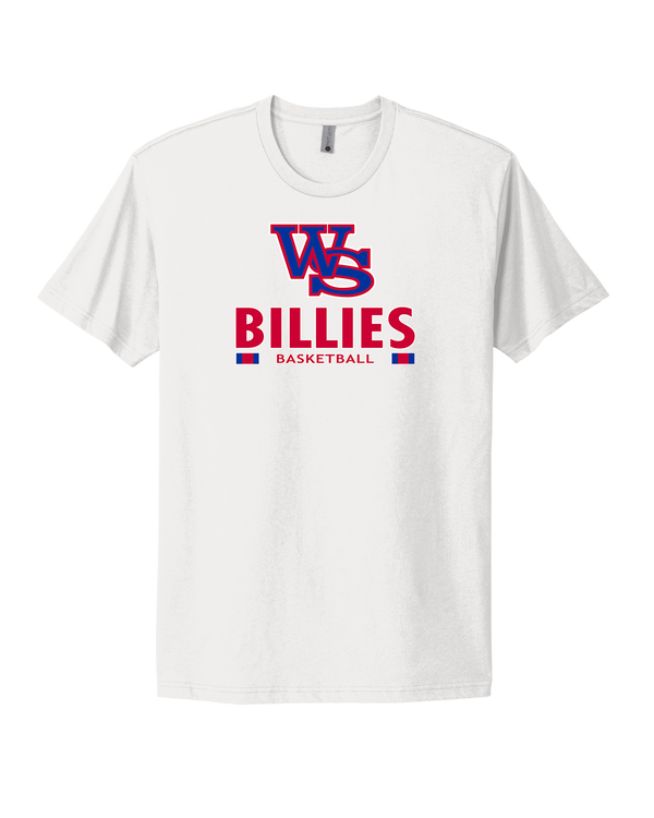 Williamsville South HS Boys Basketball Stacked - Select Cotton T-Shirt