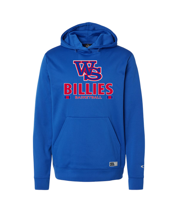 Williamsville South HS Boys Basketball Stacked - Oakley Hydrolix Hooded Sweatshirt