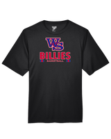Williamsville South HS Boys Basketball Stacked - Performance T-Shirt