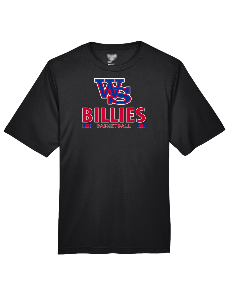 Williamsville South HS Boys Basketball Stacked - Performance T-Shirt