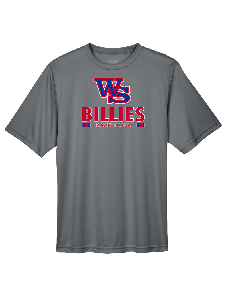 Williamsville South HS Boys Basketball Stacked - Performance T-Shirt