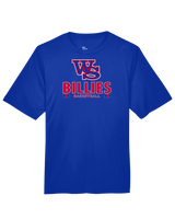 Williamsville South HS Boys Basketball Stacked - Performance T-Shirt
