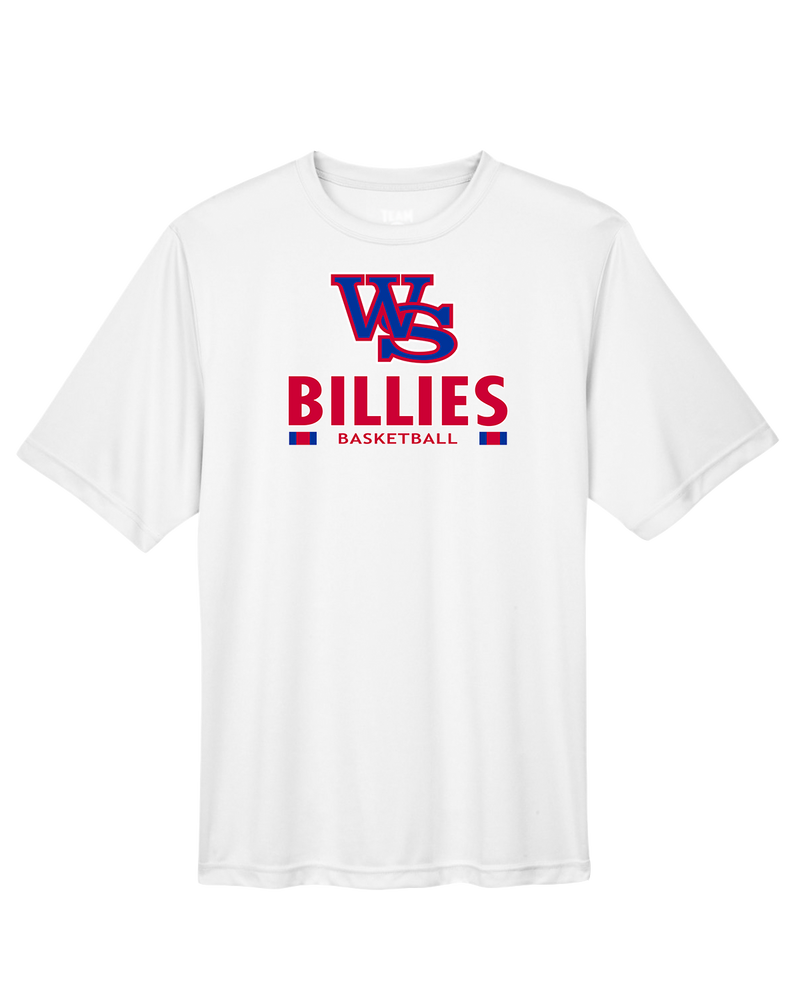 Williamsville South HS Boys Basketball Stacked - Performance T-Shirt