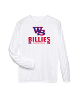 Williamsville South HS Boys Basketball Stacked - Performance Long Sleeve