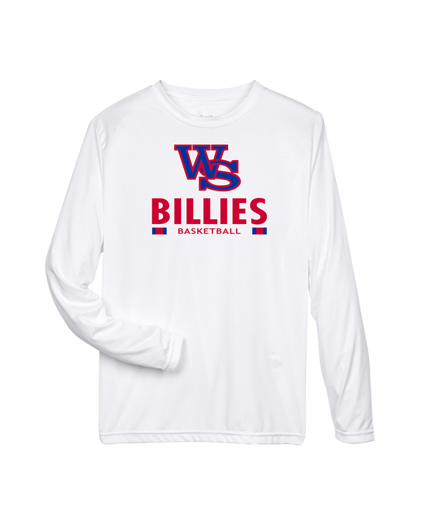 Williamsville South HS Boys Basketball Stacked - Performance Long Sleeve