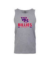 Williamsville South HS Boys Basketball Stacked - Mens Tank Top