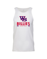 Williamsville South HS Boys Basketball Stacked - Mens Tank Top