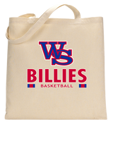 Williamsville South HS Boys Basketball Stacked - Tote Bag