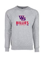 Williamsville South HS Boys Basketball Stacked - Crewneck Sweatshirt