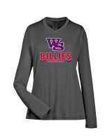 Williamsville South HS Boys Basketball Stacked - Womens Performance Long Sleeve