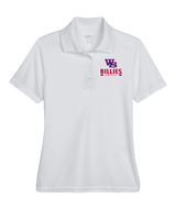 Williamsville South HS Boys Basketball Stacked - Womens Polo