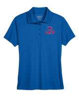 Williamsville South HS Boys Basketball Stacked - Womens Polo