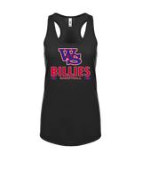 Williamsville South HS Boys Basketball Stacked - Womens Tank Top