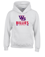 Williamsville South HS Boys Basketball Stacked - Youth Hoodie