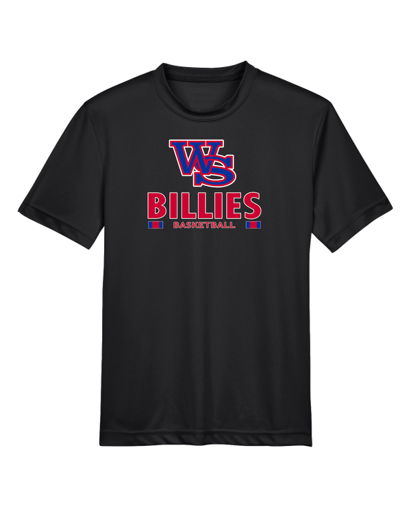 Williamsville South HS Boys Basketball Stacked - Youth Performance T-Shirt