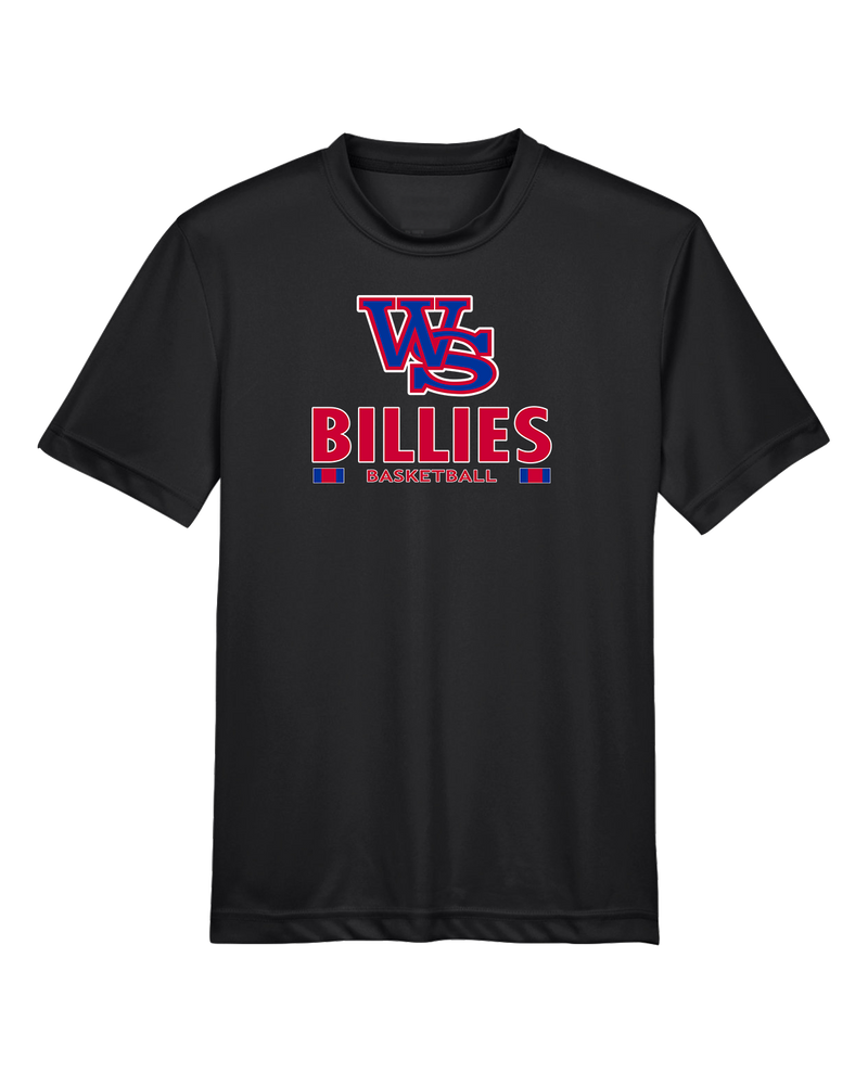 Williamsville South HS Boys Basketball Stacked - Youth Performance T-Shirt