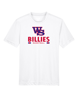 Williamsville South HS Boys Basketball Stacked - Youth Performance T-Shirt
