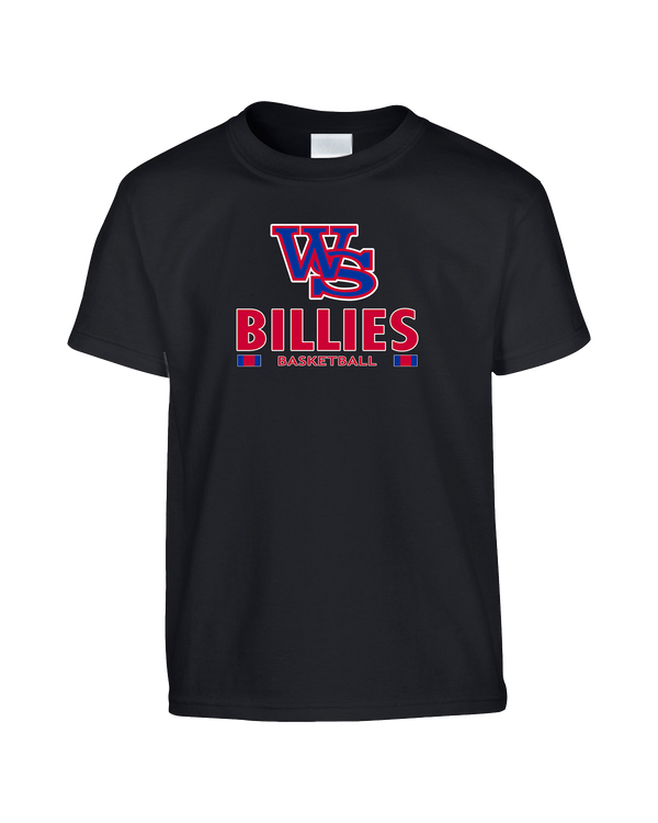 Williamsville South HS Boys Basketball Stacked - Youth T-Shirt