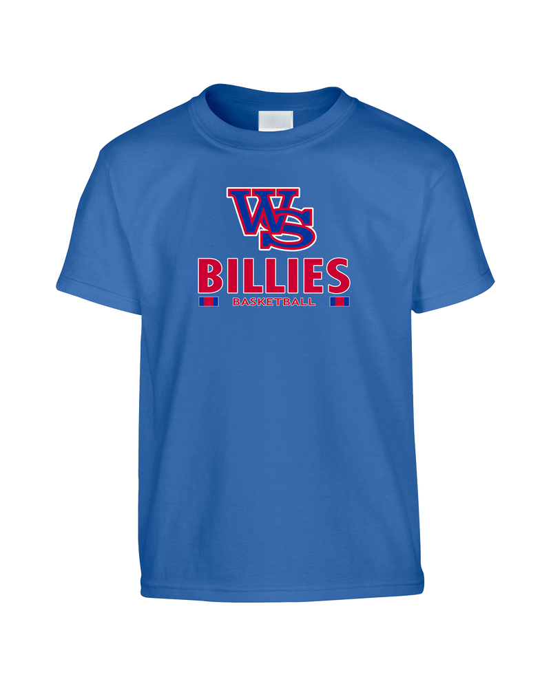Williamsville South HS Boys Basketball Stacked - Youth T-Shirt