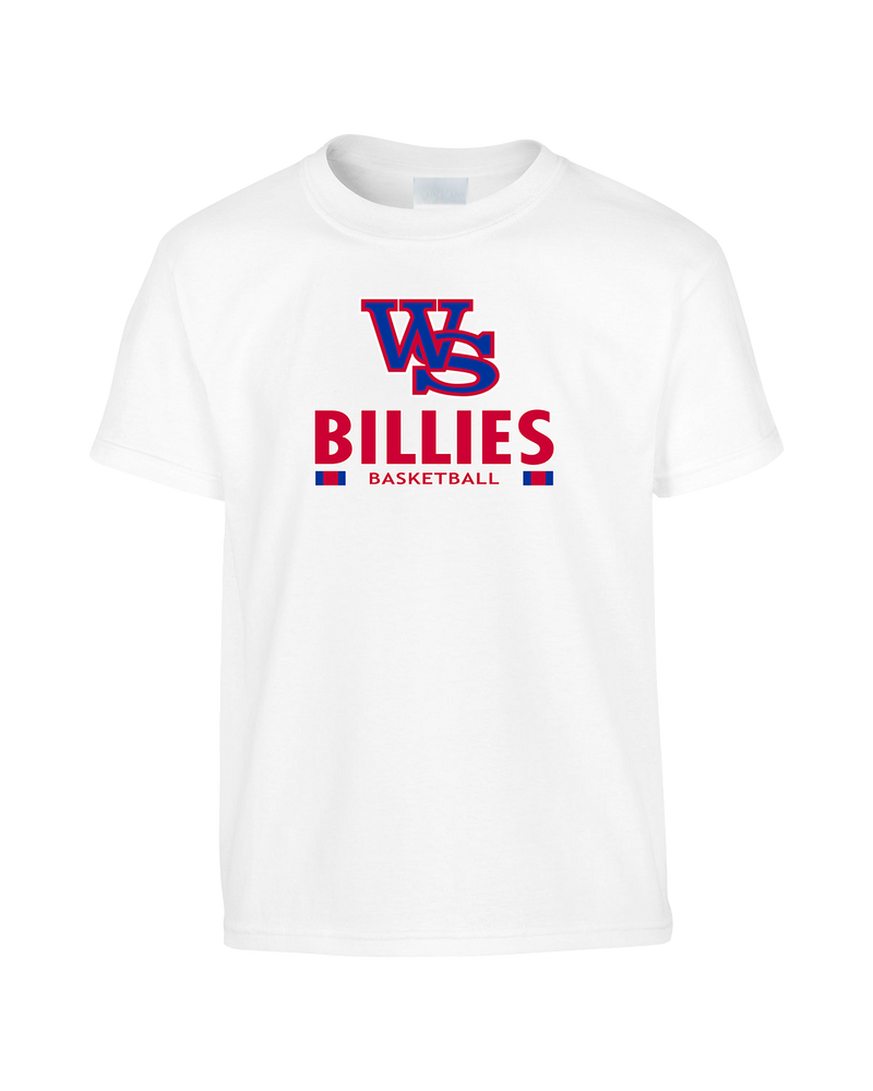 Williamsville South HS Boys Basketball Stacked - Youth T-Shirt