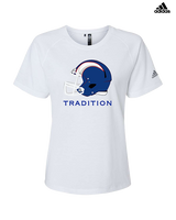 Williamsville South HS Football Custom - Womens Adidas Performance Shirt