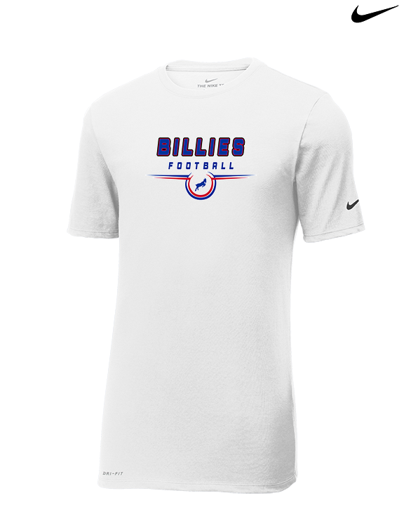 Williamsville South HS Football Design - Mens Nike Cotton Poly Tee