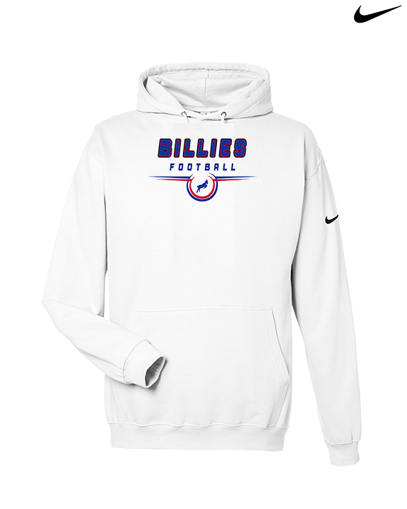 Williamsville South HS Football Design - Nike Club Fleece Hoodie