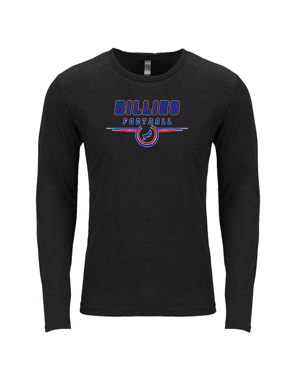 Williamsville South HS Football Design - Tri-Blend Long Sleeve