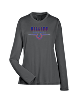 Williamsville South HS Football Design - Womens Performance Longsleeve