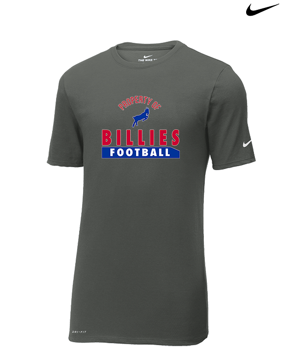Williamsville South HS Football Property - Mens Nike Cotton Poly Tee