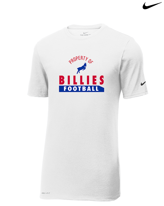 Williamsville South HS Football Property - Mens Nike Cotton Poly Tee