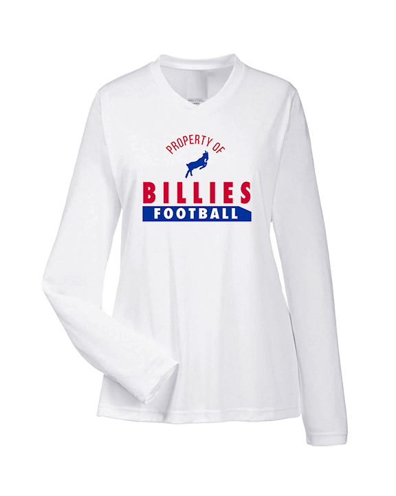 Williamsville South HS Football Property - Womens Performance Longsleeve