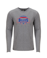 Williamsville South HS Football Toss - Tri-Blend Long Sleeve