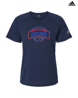 Williamsville South HS Football Toss - Womens Adidas Performance Shirt