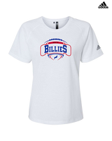 Williamsville South HS Football Toss - Womens Adidas Performance Shirt