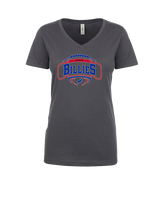 Williamsville South HS Football Toss - Womens Vneck