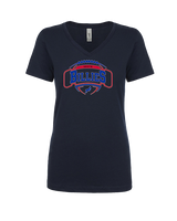Williamsville South HS Football Toss - Womens Vneck
